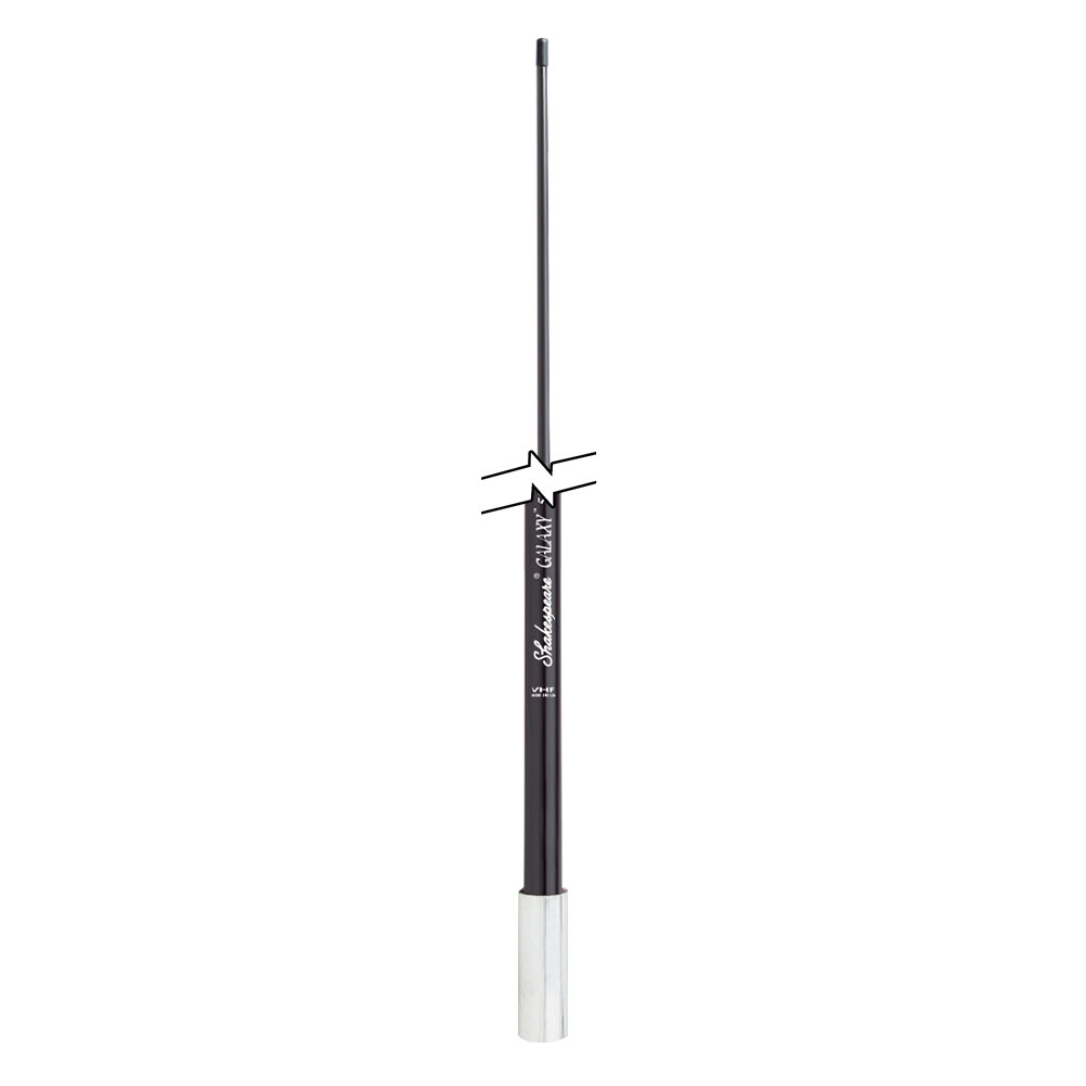Shakespeare Galaxy Black Fibreglass 6dB VHF Antenna 2.4m Parker