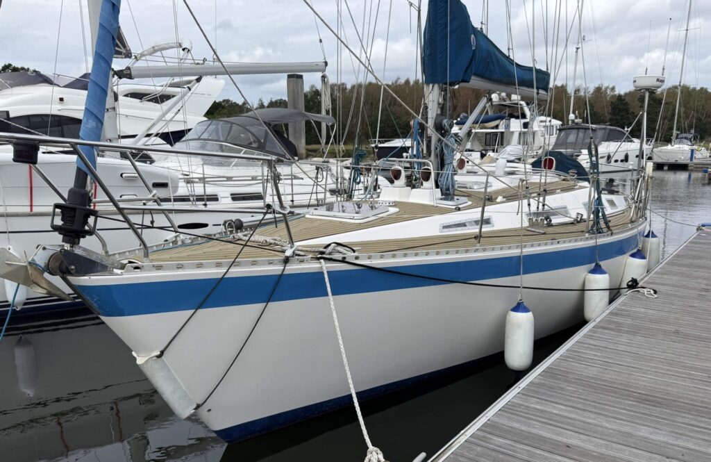 1987 – Wauquiez Centurion 38 with a 2021 Yanmar 3GM30 engine, recently re-decked, re-rigged and re-upholstered