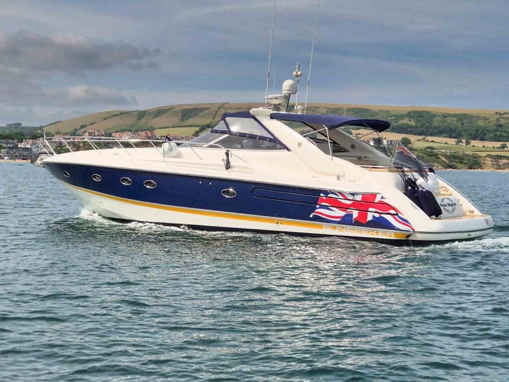 1997 – Sunseeker Camargue 51 with newly fitted FPT engines